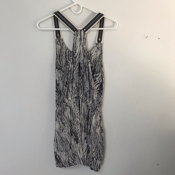 Ya Los Angeles zebra print zipper strap dress. - Picture 3 of 7